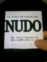 NUDOの名刺