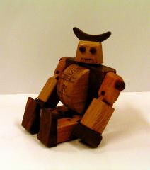 木製ロボット３