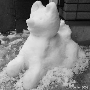 ジルの雪像