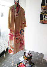 キモノ型ドレス1