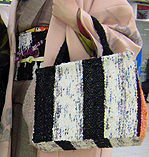 ロミちゃんの裂織帯とバッグ